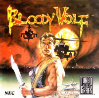Bloody Wolf TurboGrafx-16 US box art